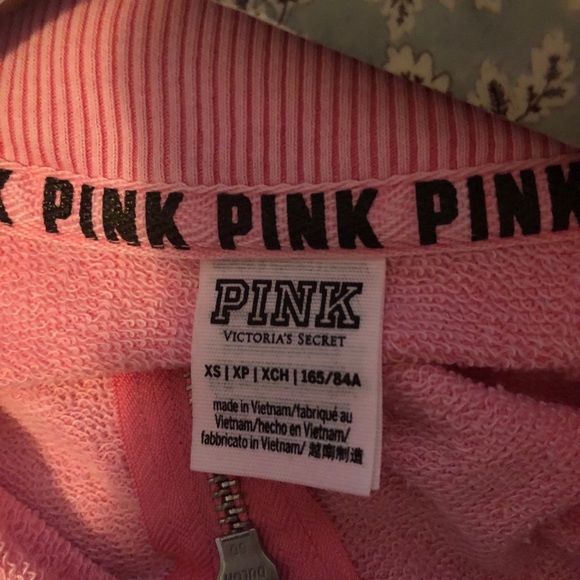 PINK 1/2 Zip Pullover - Picture 3 of 3